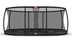 BERG Grand Elite InGround 520 серый + защитная сетка Deluxe