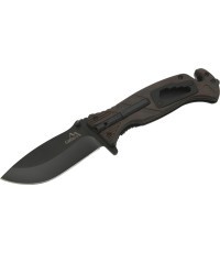Folding knife BLACK BLADE with safety lock 21,7cm