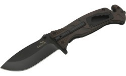 Folding knife BLACK BLADE with safety lock 21,7cm