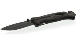 Folding knife BLACK BLADE with safety lock 21,7cm