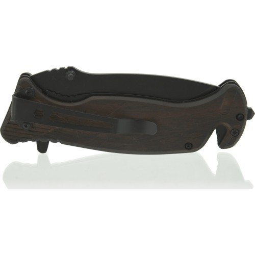 Folding knife BLACK BLADE with safety lock 21,7cm
