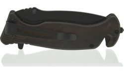 Folding knife BLACK BLADE with safety lock 21,7cm