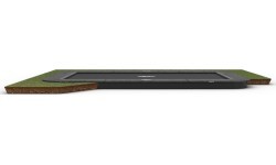 Батут BERG SPORTS Ultim Champion FlatGround 410, серый