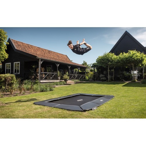 Батут BERG SPORTS Ultim Champion FlatGround 410, серый