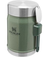 Termosas maistui Stanley Classic Legendary 0.4L, žalias, su šaukštu