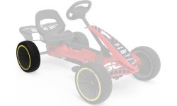 Wheel grey-black 10x3 rear