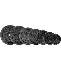 Steel Weight Plate Set inSPORTline 2x0.5-20 kg