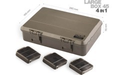 Коробка для рыболовных приманок ZFISH Z-Box PRO 45 (4in1)