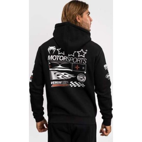 Džemperis su gobtuvu Venum Motorsport, juodas