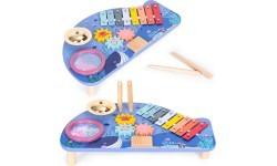 Музыкальный столик с инструментами, морская тема, ECOTOYS