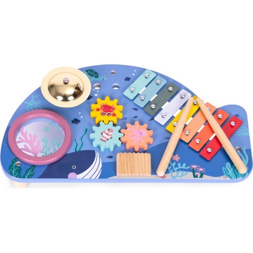 Muzikinis stalas su instrumentais, jūrų tema, ECOTOYS