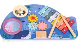 Музыкальный столик с инструментами, морская тема, ECOTOYS
