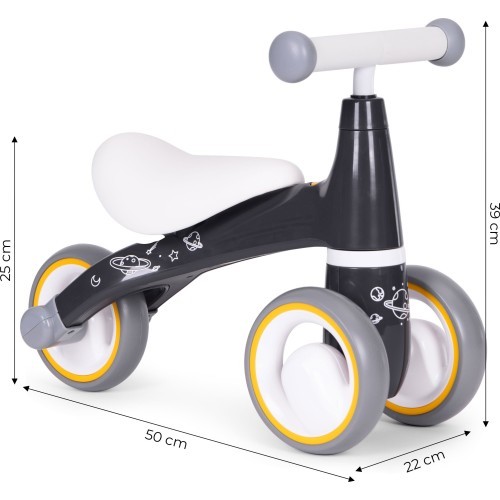 Детский трёхколёсный велосипед с колёсами EVA «Cosmic» ECOTOYS