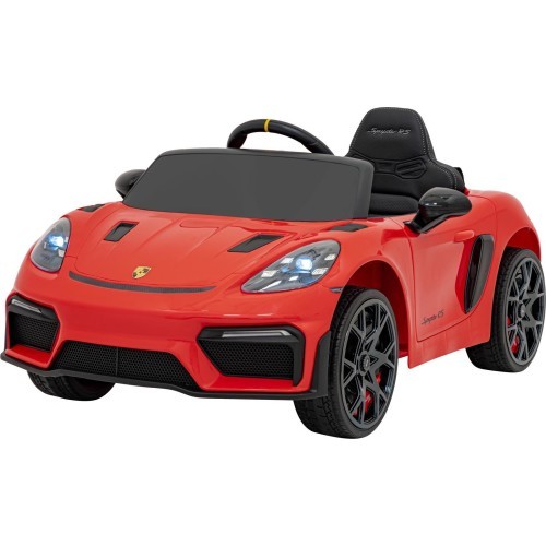 Электромобиль Porsche 718 Spyder RS, красный