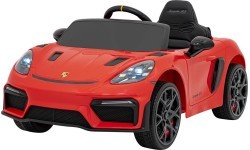 Электромобиль Porsche 718 Spyder RS, красный