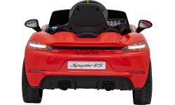 Электромобиль Porsche 718 Spyder RS, красный