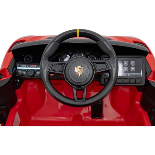Электромобиль Porsche 718 Spyder RS, красный