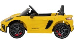 Электромобиль Porsche Spyder RS 718, жёлтый MP4
