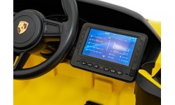 Электромобиль Porsche Spyder RS 718, жёлтый MP4