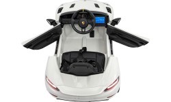 Elektromobilis Porsche Spyder RS 718, baltas, MP4