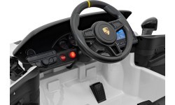 Elektromobilis Porsche Spyder RS 718, baltas, MP4