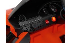 Elektromobilis Porsche Spyder RS 718 raudonas MP4