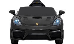 Vaikų elektromobilis Porsche Spyder RS 718 juodas MP4