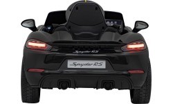 Vaikų elektromobilis Porsche Spyder RS 718 juodas MP4
