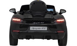 Детский электромобиль Porsche Spyder RS 718 чёрный MP4
