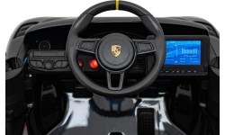 Vaikų elektromobilis Porsche Spyder RS 718 juodas MP4