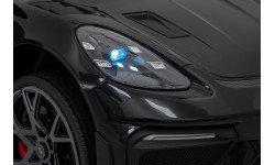 Детский электромобиль Porsche Spyder RS 718 чёрный MP4