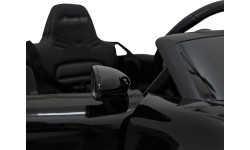 Детский электромобиль Porsche Spyder RS 718 чёрный MP4
