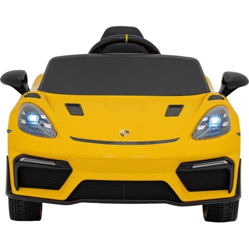 Электромобиль Porsche Spyder RS 718, жёлтый