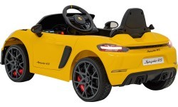 Porsche Spyder RS 718  vehicle Painting Yellow