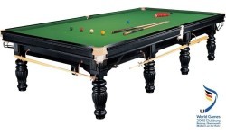 Biliardo stalas snukeriui Dynamic Prince II Steelblock, juodas, 10 pėdų