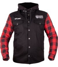 Motociklininko striukė W-TEC Black Heart Ruffster - Juoda-raudona