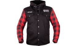 Chopper Jacket W-TEC Black Heart Ruffster - Black-red