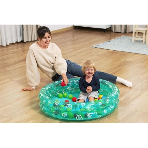 Зелёный бассейн 91x20 см + мячики BESTWAY