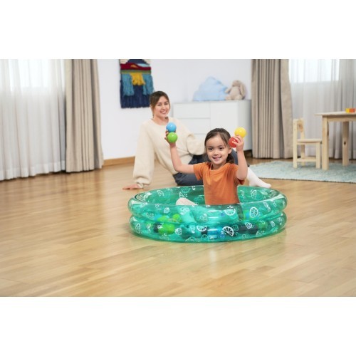 Žalias baseinas 91x20 cm + kamuoliukai BESTWAY