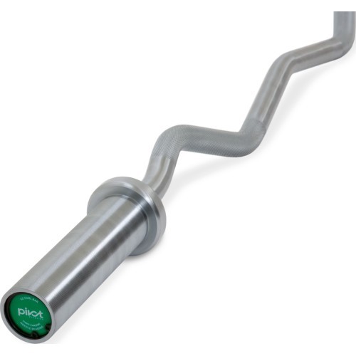 Pivot Fitness profesionalus olimpinis EZ Curl grifas