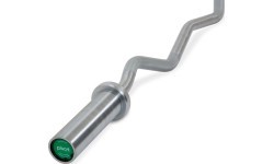 Pivot Fitness Professional Olympic EZ Curl Bar