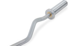 Pivot Fitness Professional Olympic EZ Curl Bar