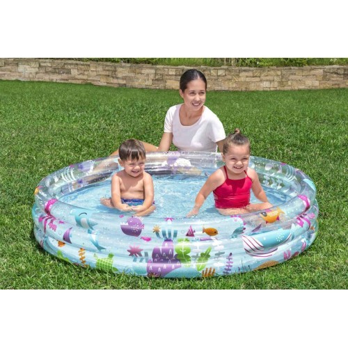 Pripučiamas baseinas Bestway Sea World, 152x30 cm
