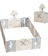 Plastic Playpen inSPORTline Bufalino 16+2 160 x 240 x 64 cm