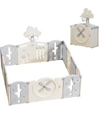 Plastic Playpen inSPORTline Bufalino 12+2 167 x 160 x 64 cm