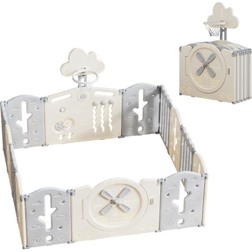 Пластиковый манеж inSPORTline Bufalino 12+2 167 x 160 x 64 см