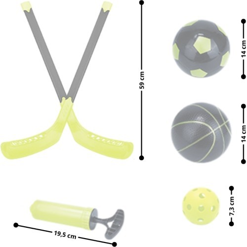 Children’s 3-in-1 Game Set inSPORTline SCS510