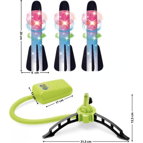 Children’s Light-Up Rocket Launcher inSPORTline LURS780