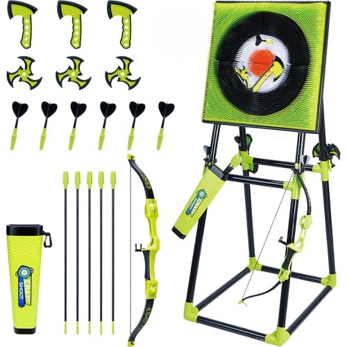 Vaikų žaidimų rinkinys 4-in-1 su taikiniu inSPORTline ADGS210