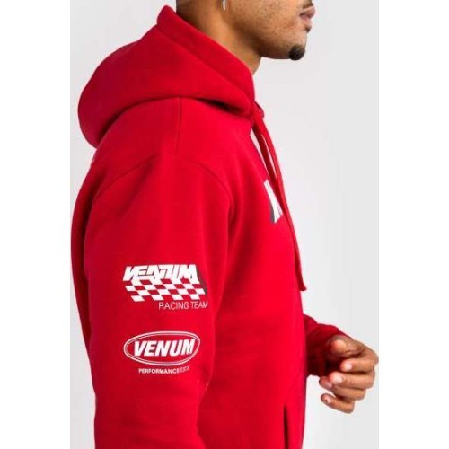 Venum Motorsport džemperis su gobtuvu – Racer Red